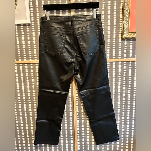 AG Black Coated Denim Size 29R - Picture 6 of 14